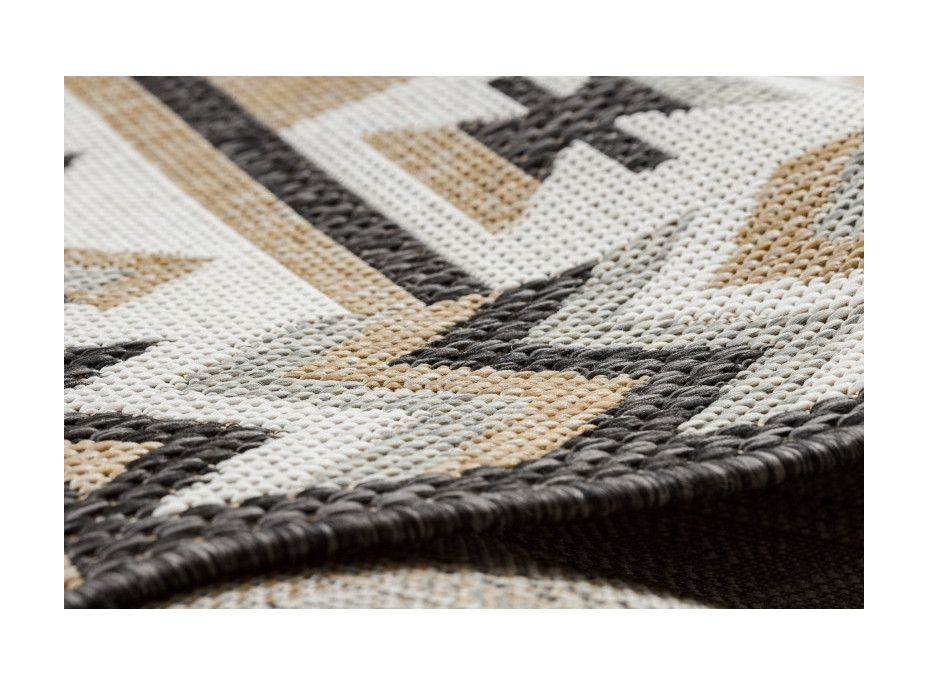 Kusový koberec Cooper Sisal Aztec 22218 ecru/black