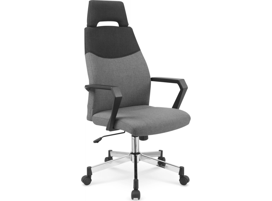 Kancelárska stolička HANNAH - šedá / čierna