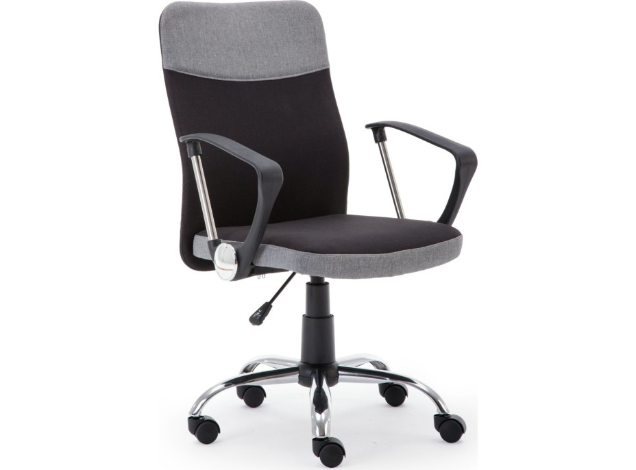 Kancelárska stolička FREYA - čierna / sivá