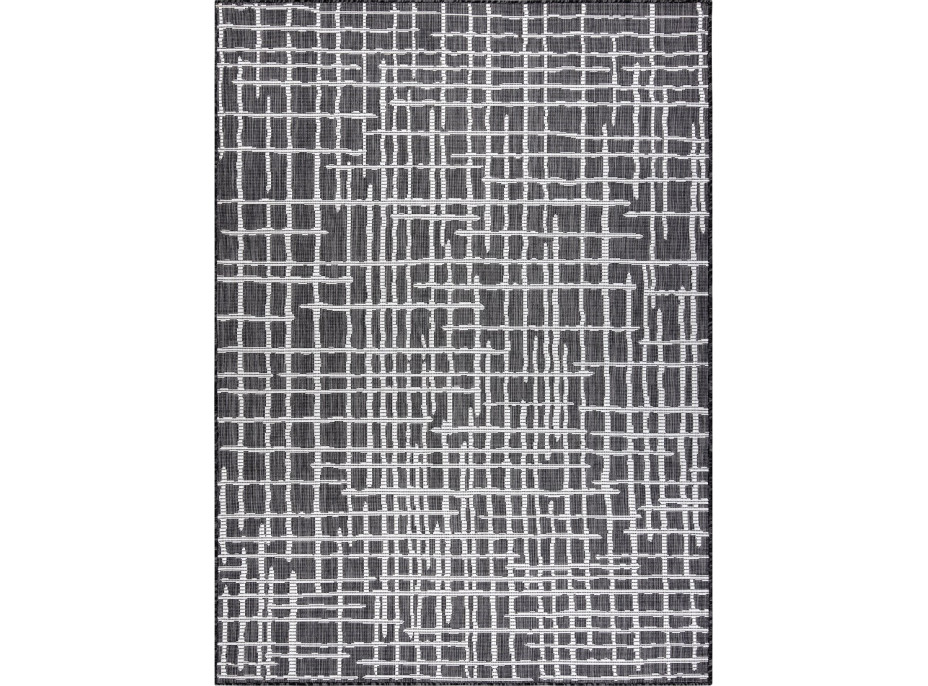 Kusový koberec Sion Sisal Trellis 22144 black/ecru