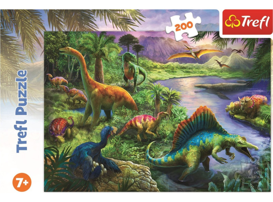 TREFL Puzzle Dinosaury 200 dielikov