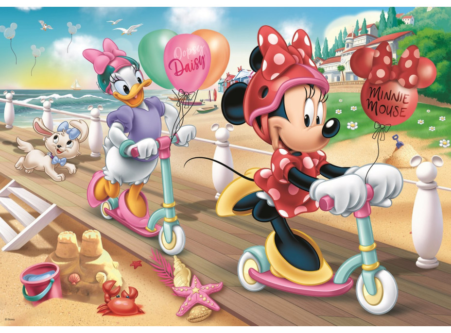 TREFL Puzzle Minnie Mouse: Na pláži 200 dielikov