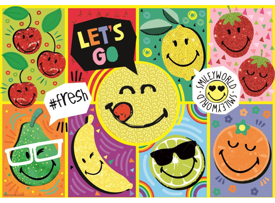 TREFL Puzzle Smiley: Šťastný Smiley 200 dielikov