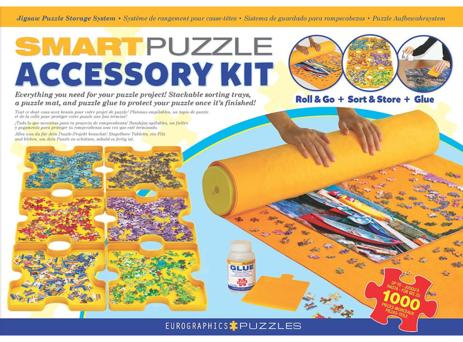 EUROGRAPHICS Sada príslušenstva na skladanie puzzle 3v1