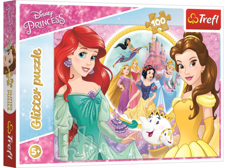 TREFL Trblietavé puzzle Disney princeznej 100 dielikov