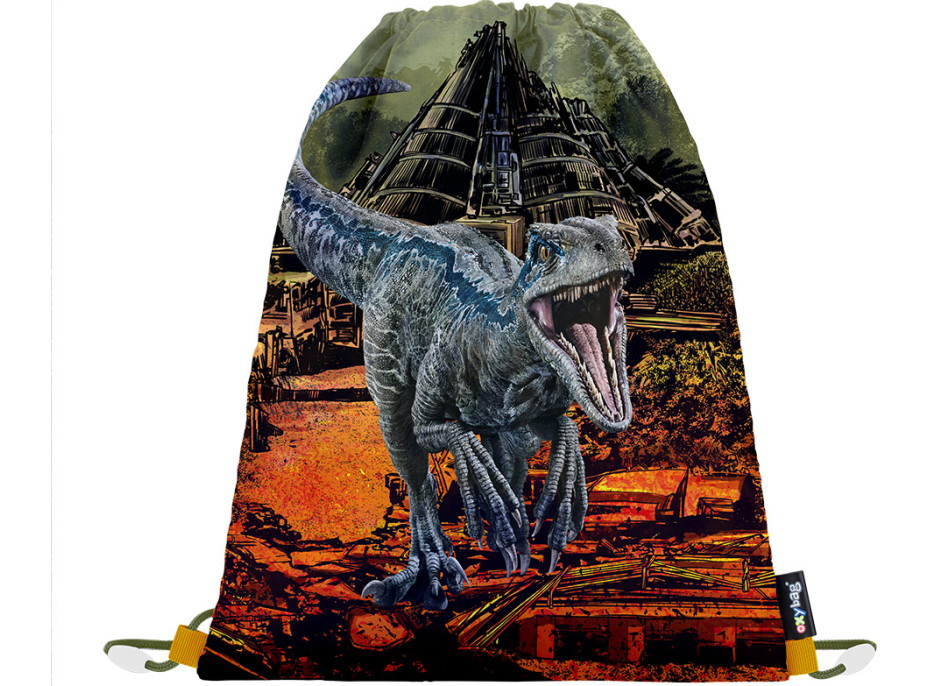 OXYBAG Vrecko na cvičky 30x37cm Jurassic World