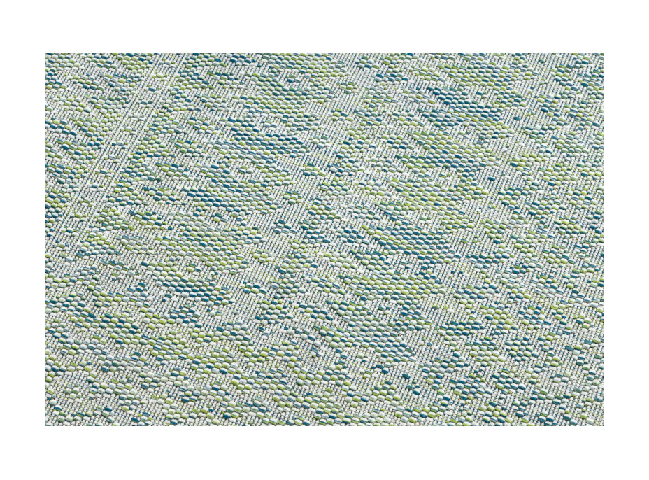 Kusový koberec Sion Sisal Aztec 22184 green/blue/ecru