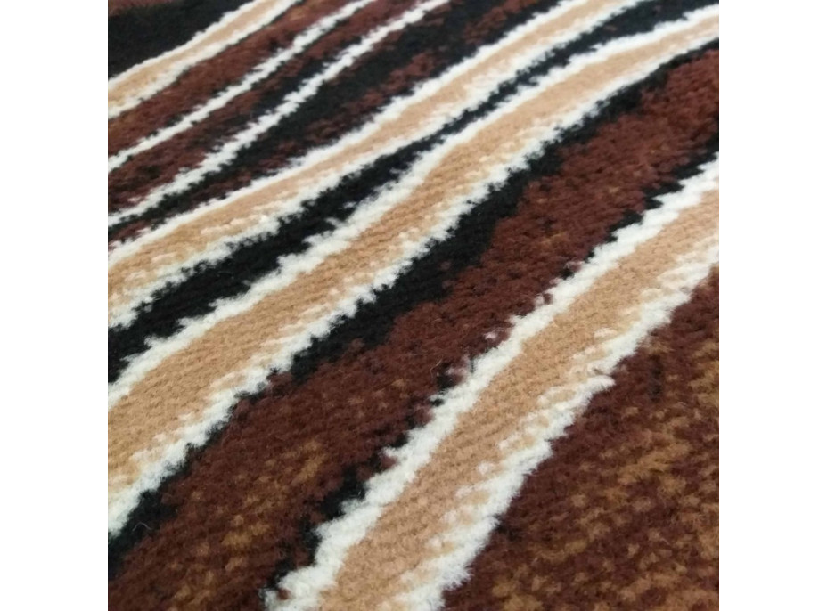 Kusový koberec ALPHA Sand - hnedý