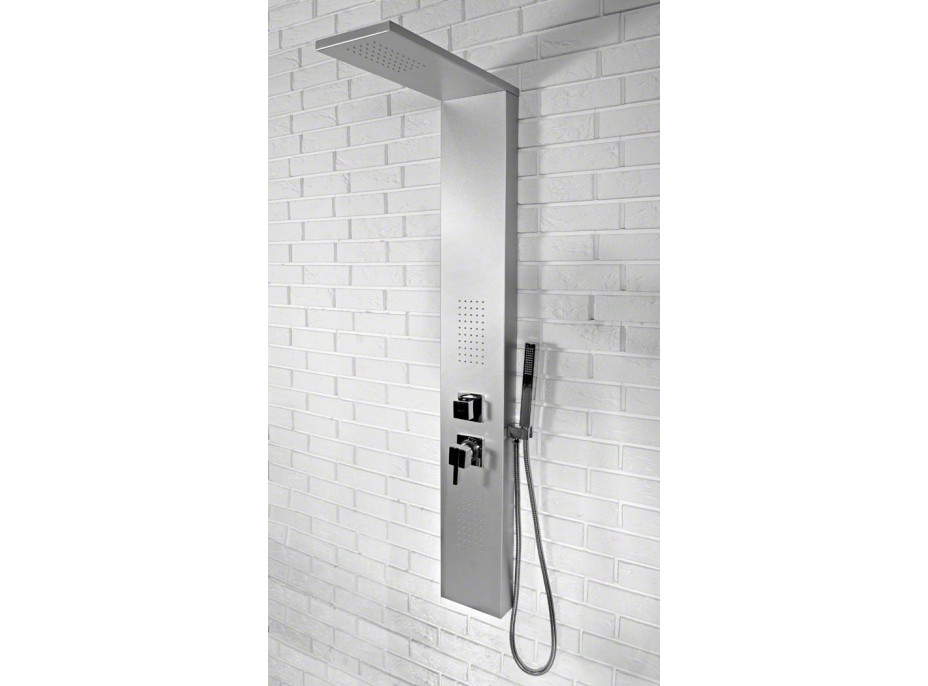 Sprchový panel RAFF strieborný
