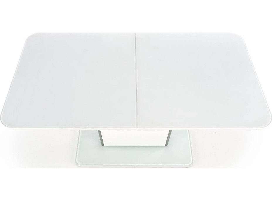 Jedálenský stôl LEON 160(200)x90x76 cm - rozkladací - biely