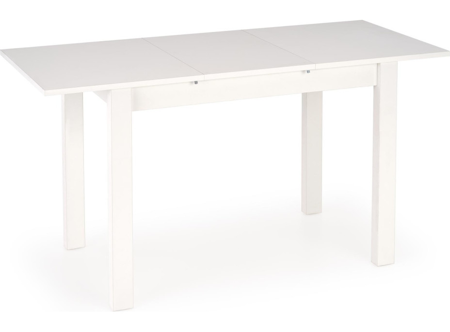 Jedálenský stôl OLI - 100(135)x60x75 cm - rozkladací - biely