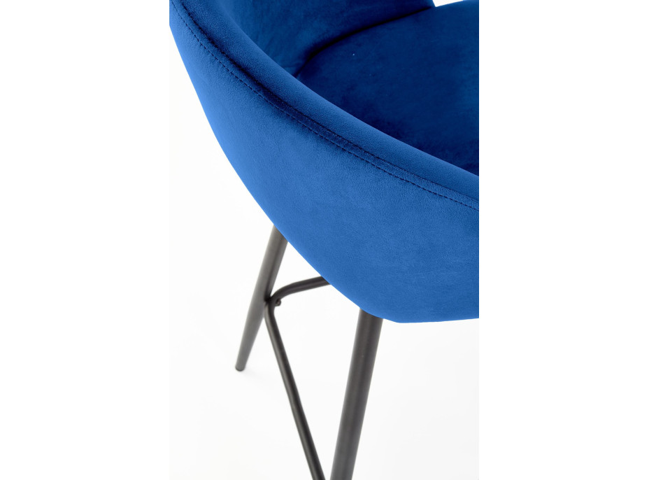 Barová stolička ELISA - tmavo modrá