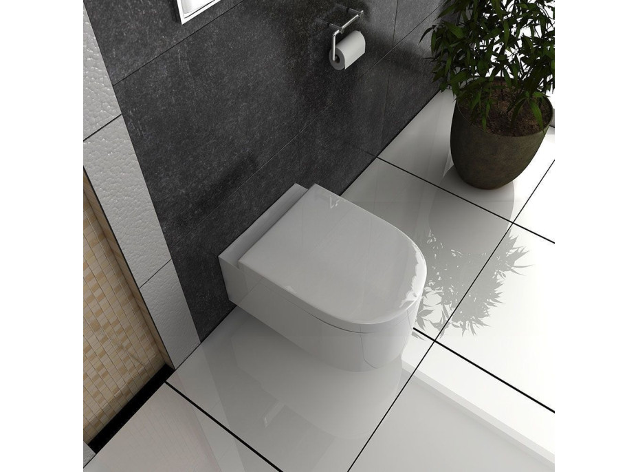 Závesné WC OLIVIA MINI RIMLESS