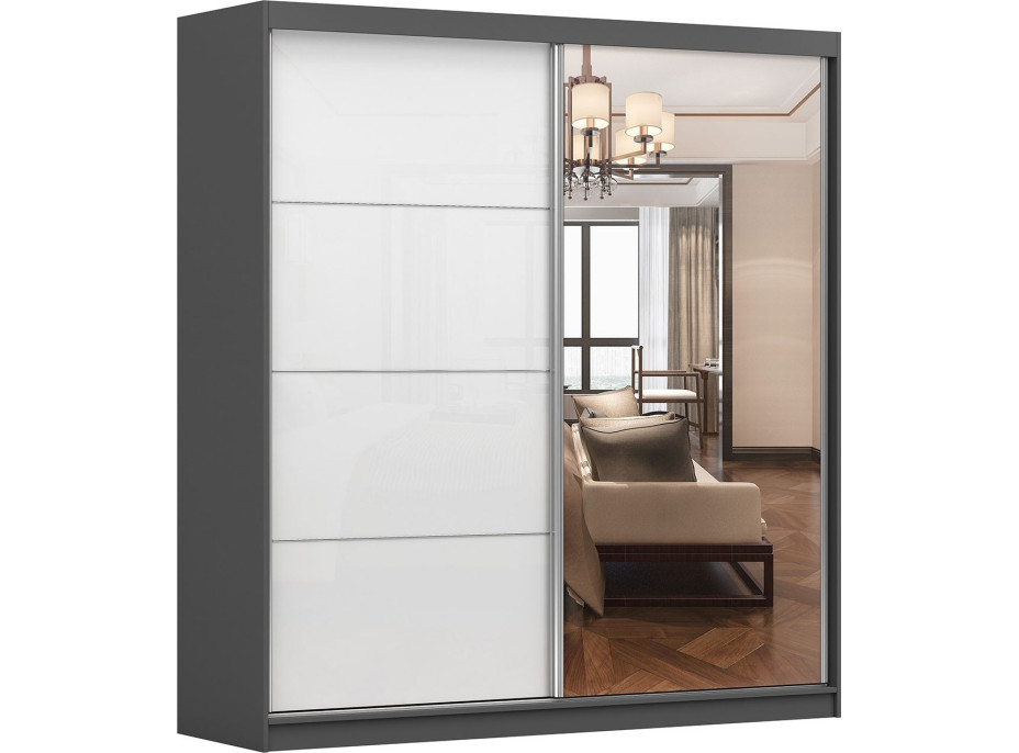 Šatníková skriňa VARIO 203 cm (viac variant)