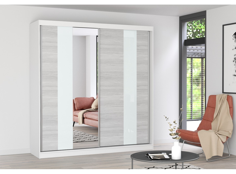 Šatníková skriňa VARIO S 203 cm - dub nohavíc (viac variant)