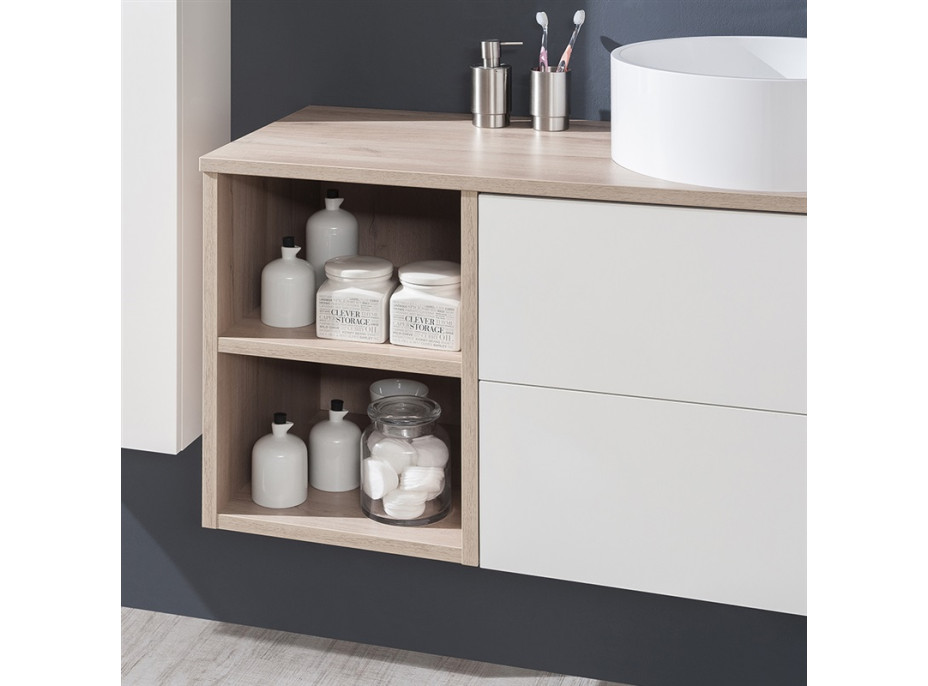 Kúpeľňová závesná skrinka pod umývadlo AIRA 101 cm