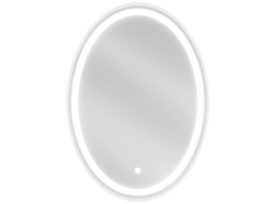Oválne zrkadlo MEXEN ELZ 50x70 cm - s LED podsvietením a vyhrievaním, 9802-050-070-611-00