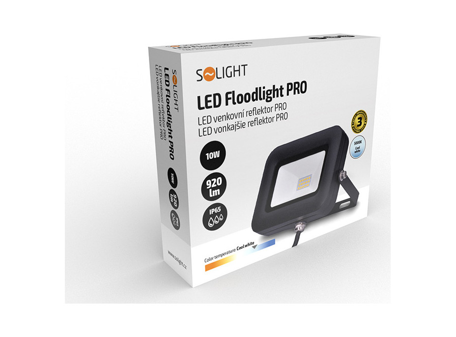 LED reflektor PRO, 10W, 920lm, 5000K, IP65
