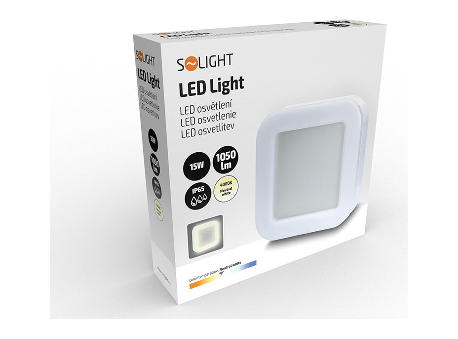 LED vonkajšie osvetlenie Frame, 15W, 1050lm, 4000K, IP65, 19cm