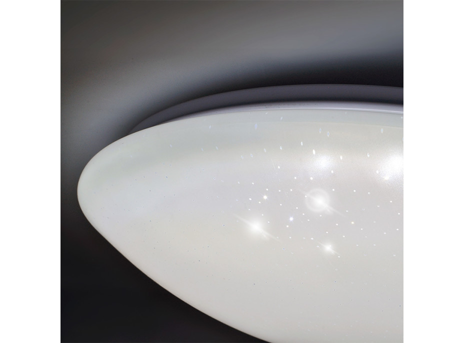 LED stropné svetlo Star, okrúhle, 24W, 2400lm, diaľkové ovládanie, 37cm