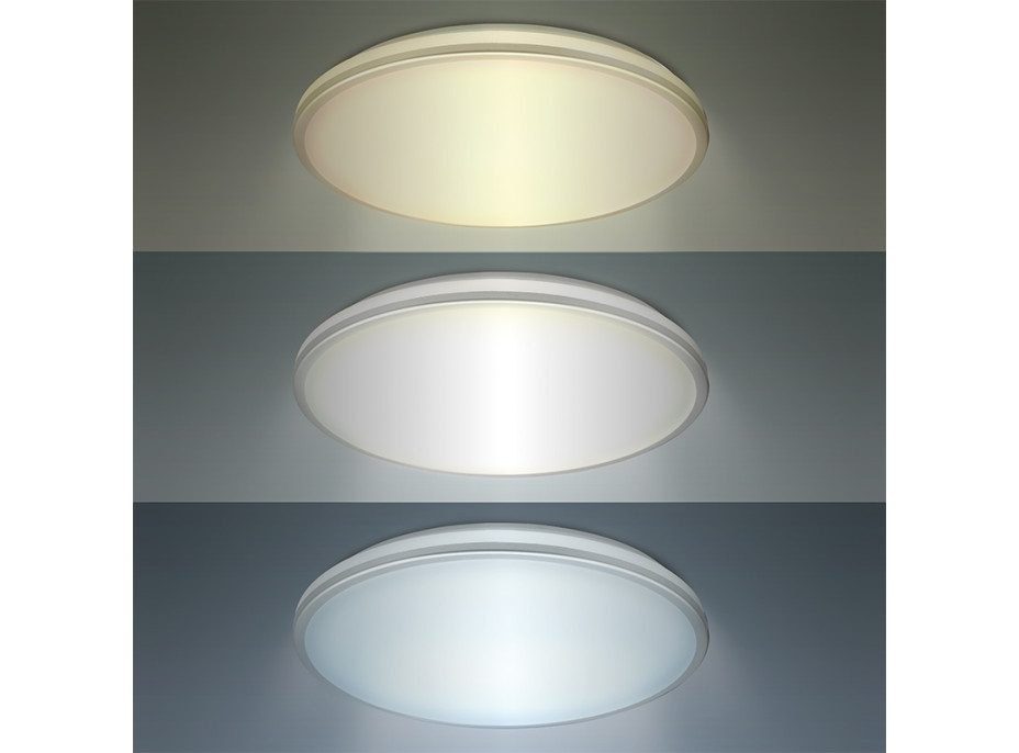 LED osvetlenie s ochranou proti vlhkosti, IP54, 18W, 1530lm, 3CCT, 33cm