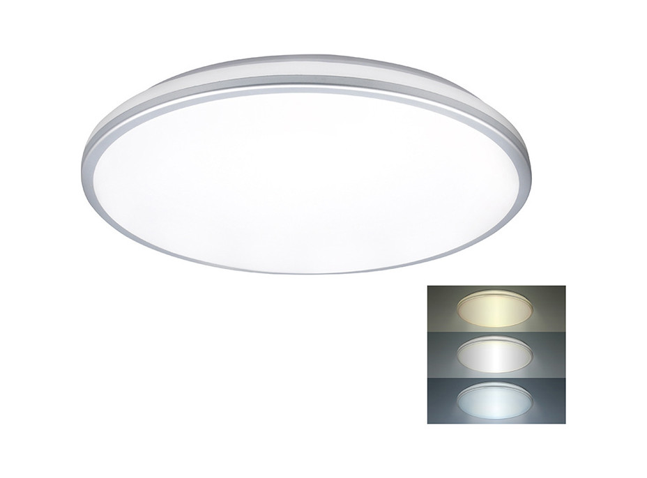 LED osvetlenie s ochranou proti vlhkosti, IP54, 24W, 2150lm, 3CCT, 38cm