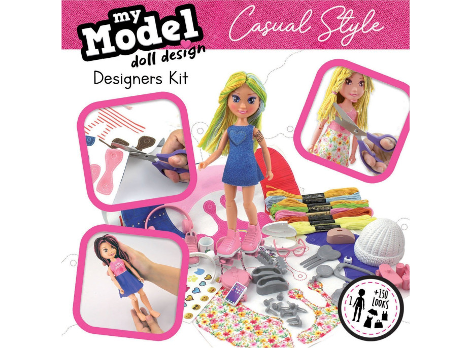 EDUCA Kreatívna sada My Model Doll Design: Ležérny štýl