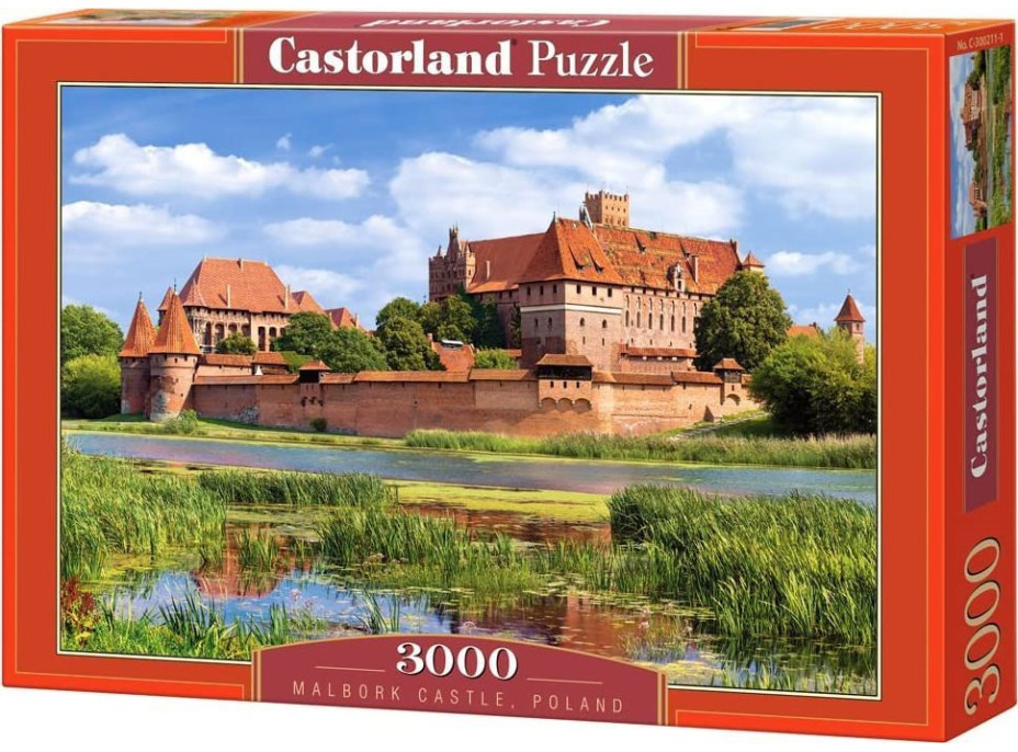 CASTORLAND Puzzle Hrad Malbork, Poľsko 3000 dielikov
