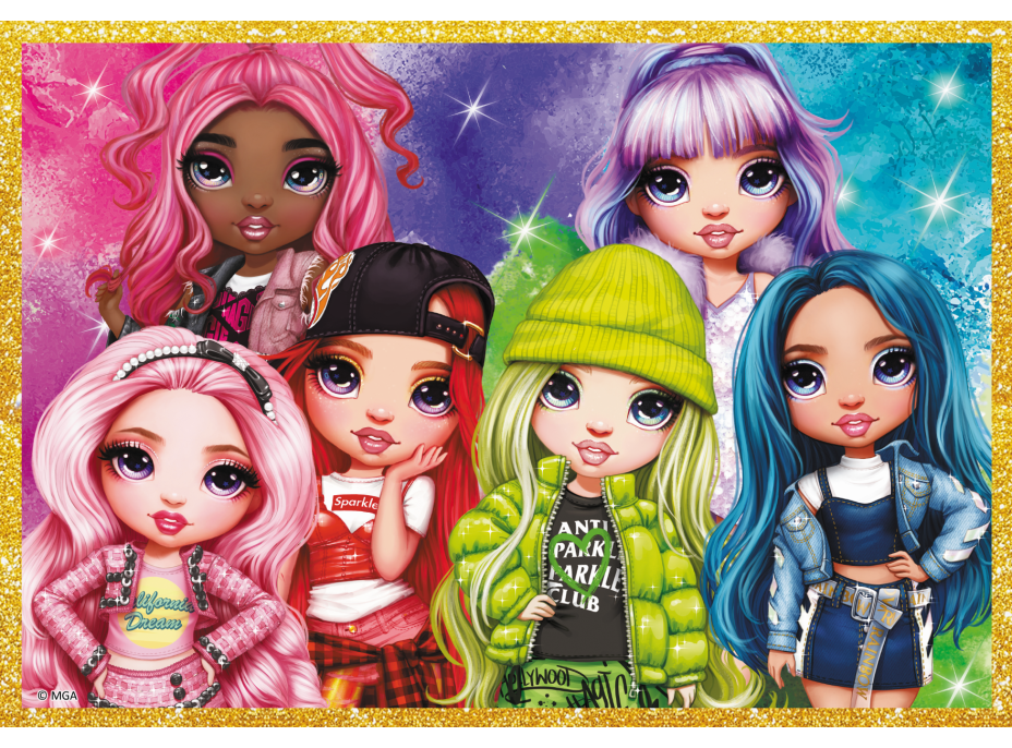 TREFL Puzzle Rainbow High MEGA PACK 10v1
