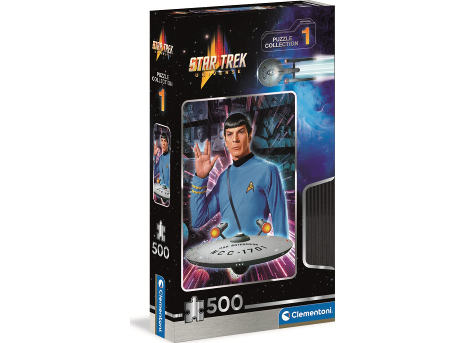 CLEMENTONI Puzzle Star Trek: Spock 500 dielikov
