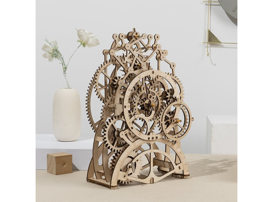 ROBOTIME Roker 3D drevené puzzle Kyvadlové hodiny 166 dielikov