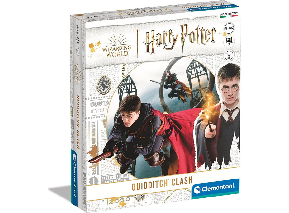 CLEMENTONI Stolová hra Harry Potter: Quidditch Clash - metlobal