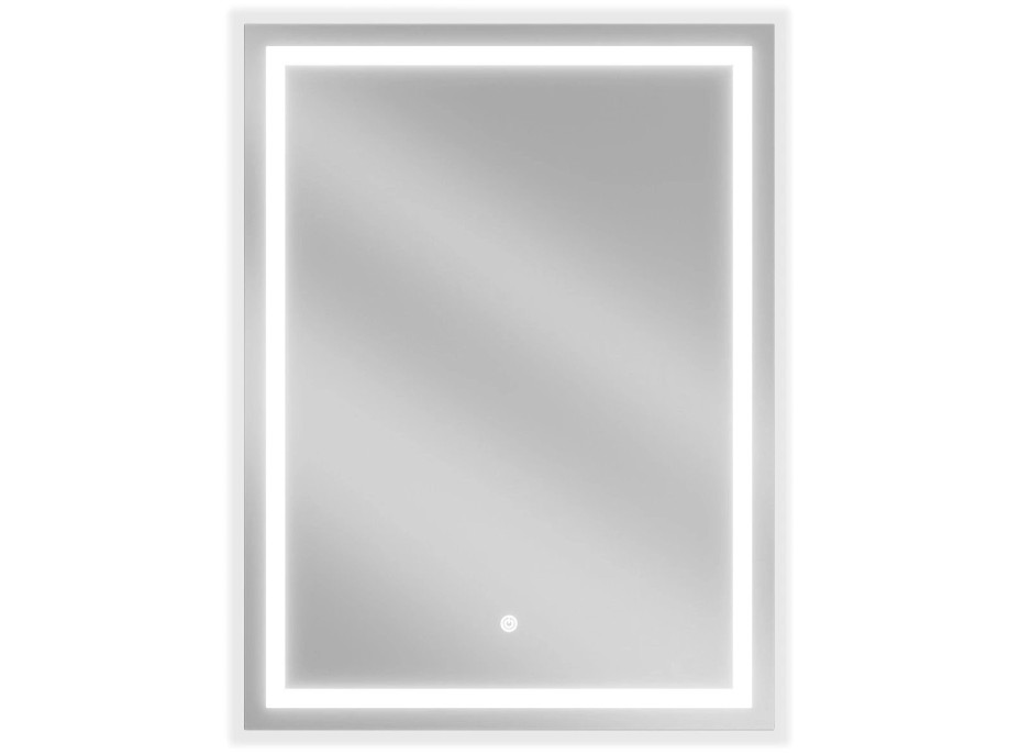 Obdĺžnikové zrkadlo MEXEN MIKO 60x80 cm - s LED podsvietením a vyhrievaním, 9819-060-080-611-00