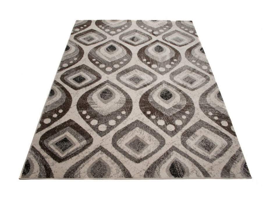 Moderný kusový koberec MATRA krémový E330A