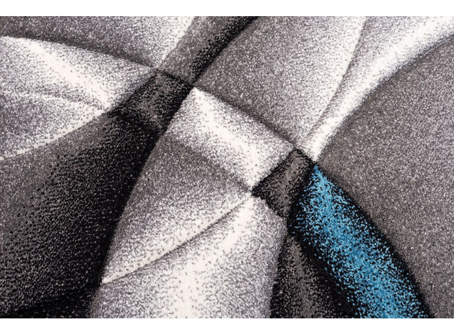 Moderné kusový koberec MATRA šedo-modrý J386C