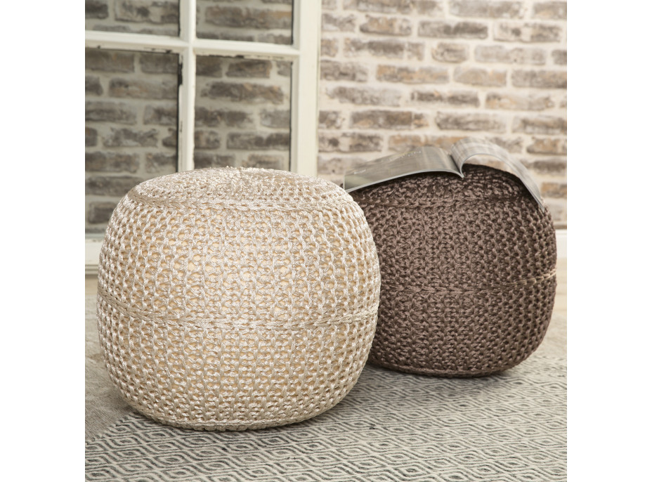 Sedák Pouf Exo 444 Pearl