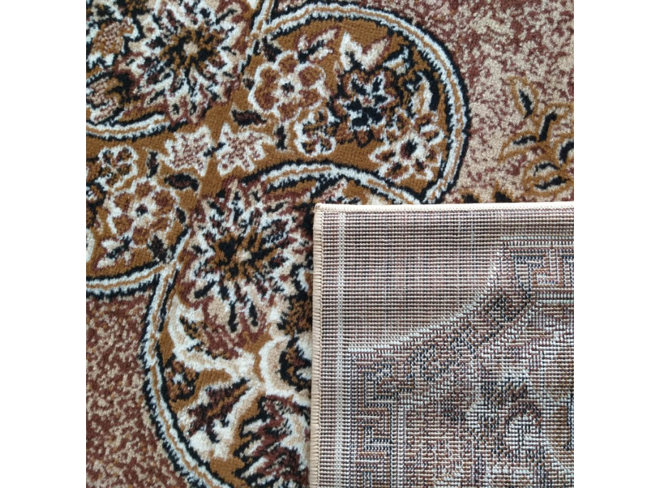 Kusový koberec ALPHA Garden - hnedý