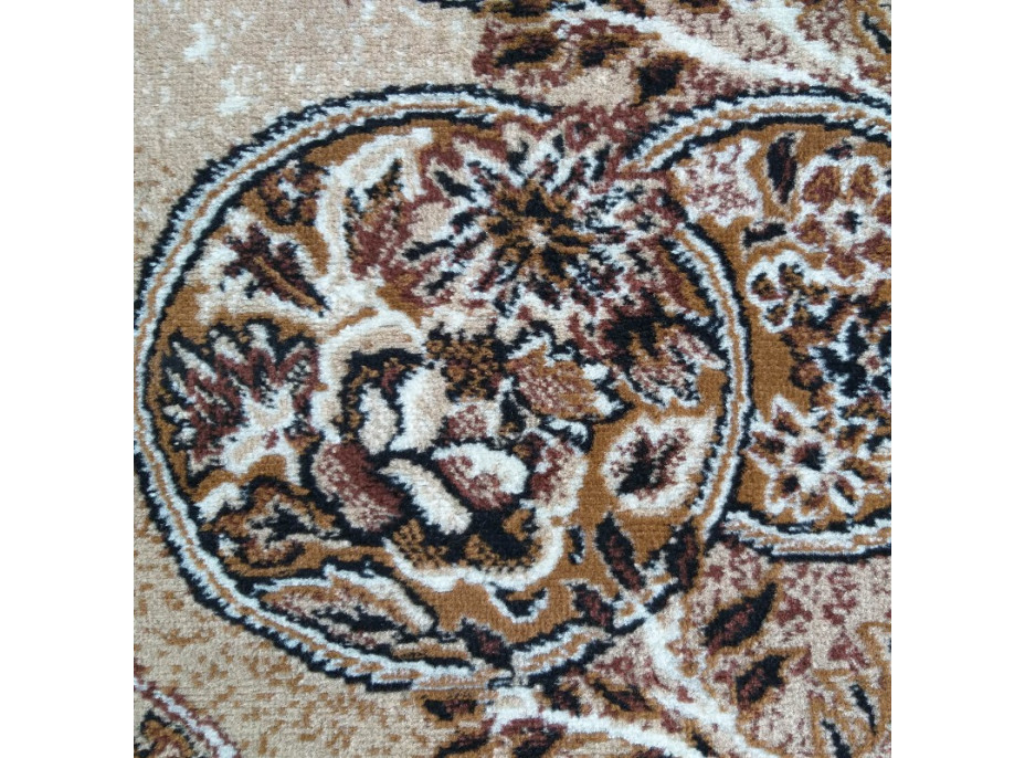 Kusový koberec ALPHA Garden - hnedý