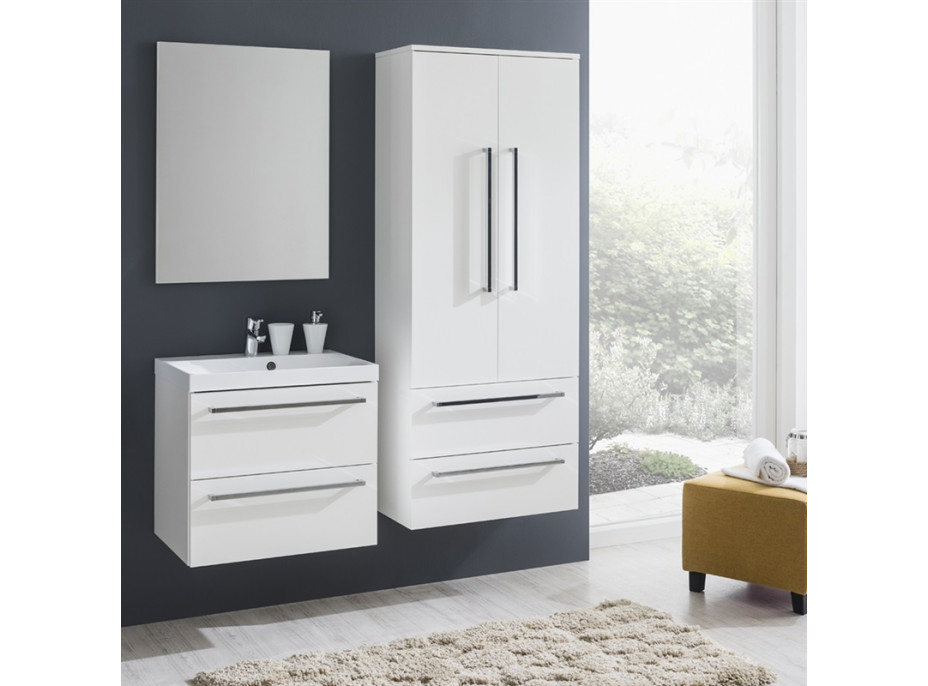 Kúpeľňová závesná skrinka pod umývadlo BINO - 101 cm