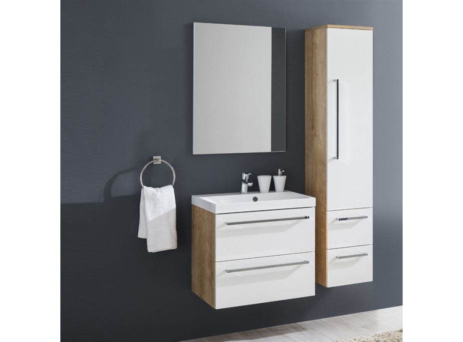 Kúpeľňová závesná skrinka pod umývadlo BINO - 101 cm