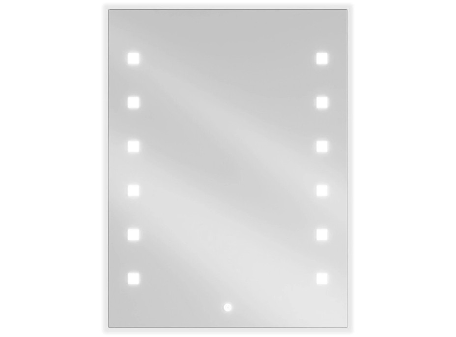 Obdĺžnikové zrkadlo MEXEN NER 60x80 cm - s LED podsvietením a vyhrievaním, 9809-060-080-611-00