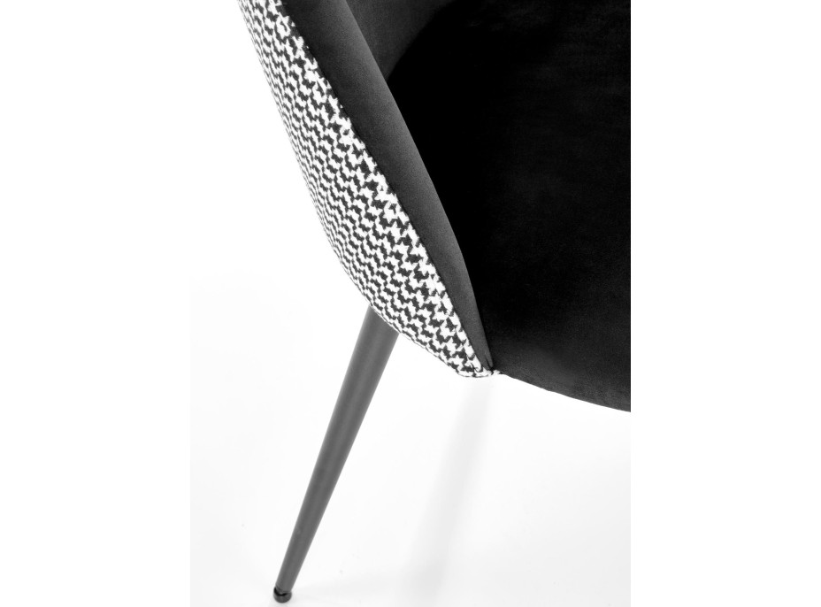 Jedálenská stolička MORRO - čierna / pepito
