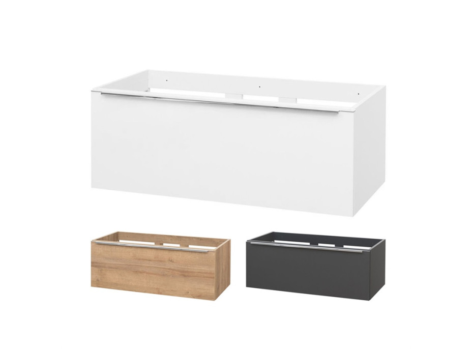 Kúpeľňová závesná skrinka pod umývadlo MAILO 101 cm