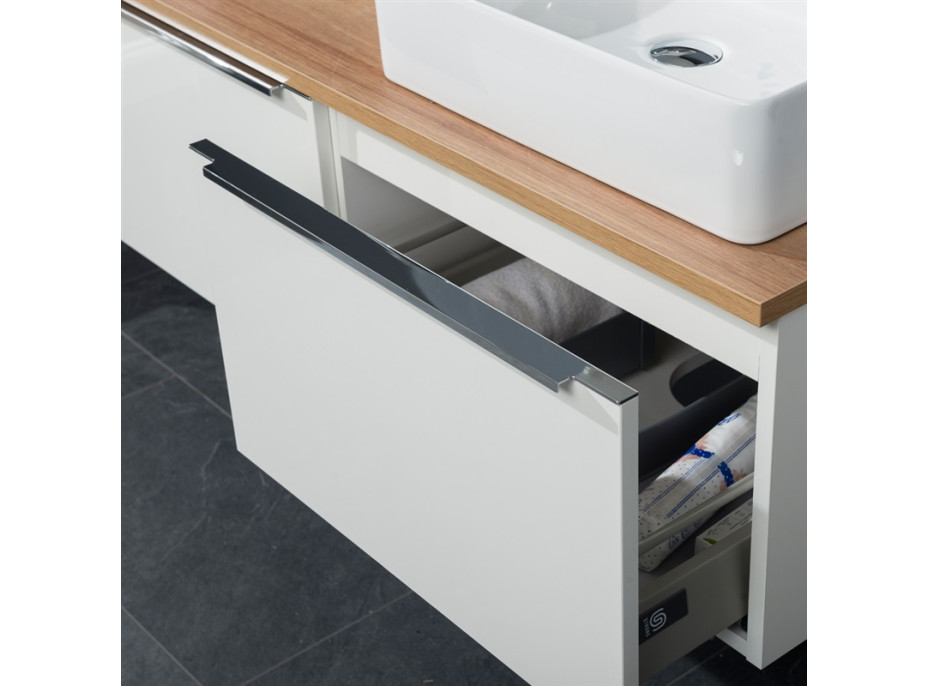 Kúpeľňová závesná skrinka pod umývadlo MAILO 101 cm