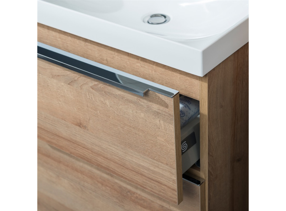 Kúpeľňová závesná skrinka pod umývadlo MAILO 101 cm