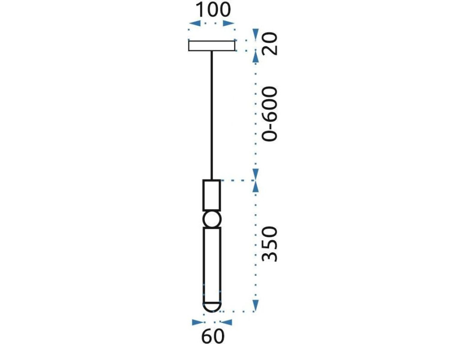 Stropné svietidlo ARMADILLO - kov - zlaté
