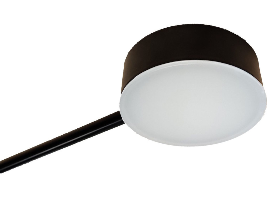 Stropné LED svietidlo ARMS 40W - čierne + ovládač
