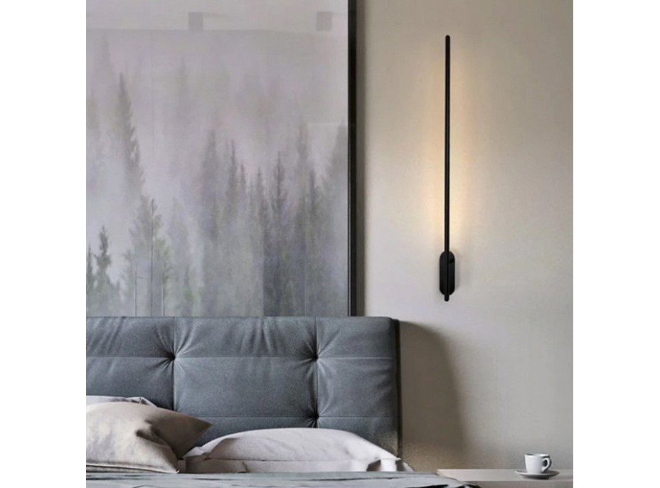 Nástenné LED svietidlo ROD side - 92 cm - 12W - čierne