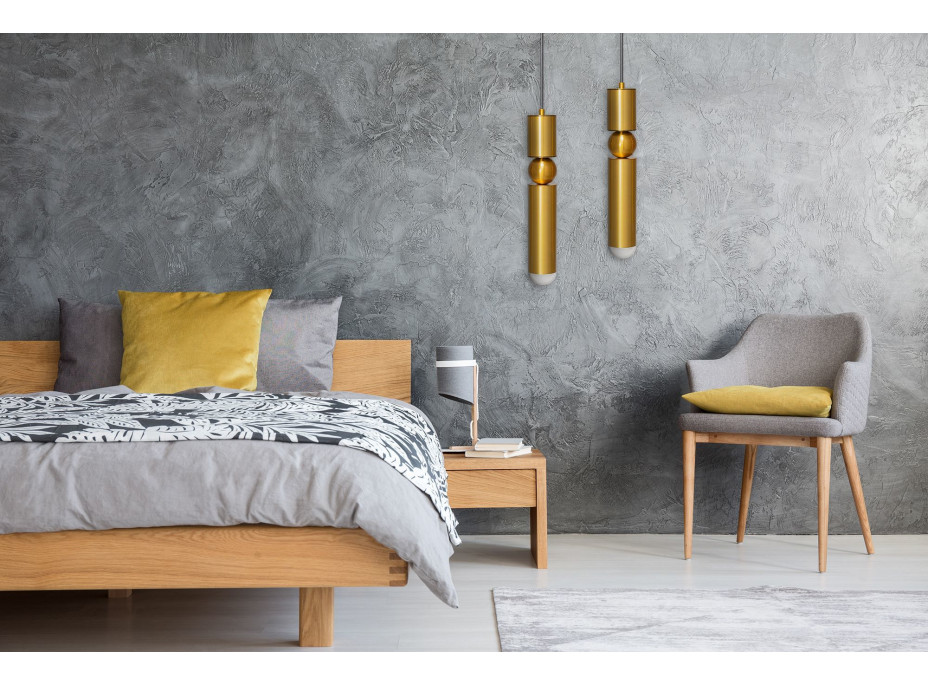 Stropné svietidlo ARMADILLO - kov - zlaté