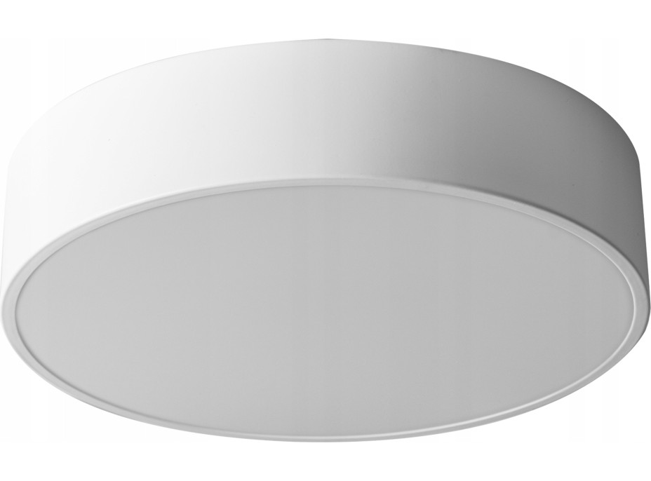 Stropné svietidlo COLE round - 40x40x8 cm - biele